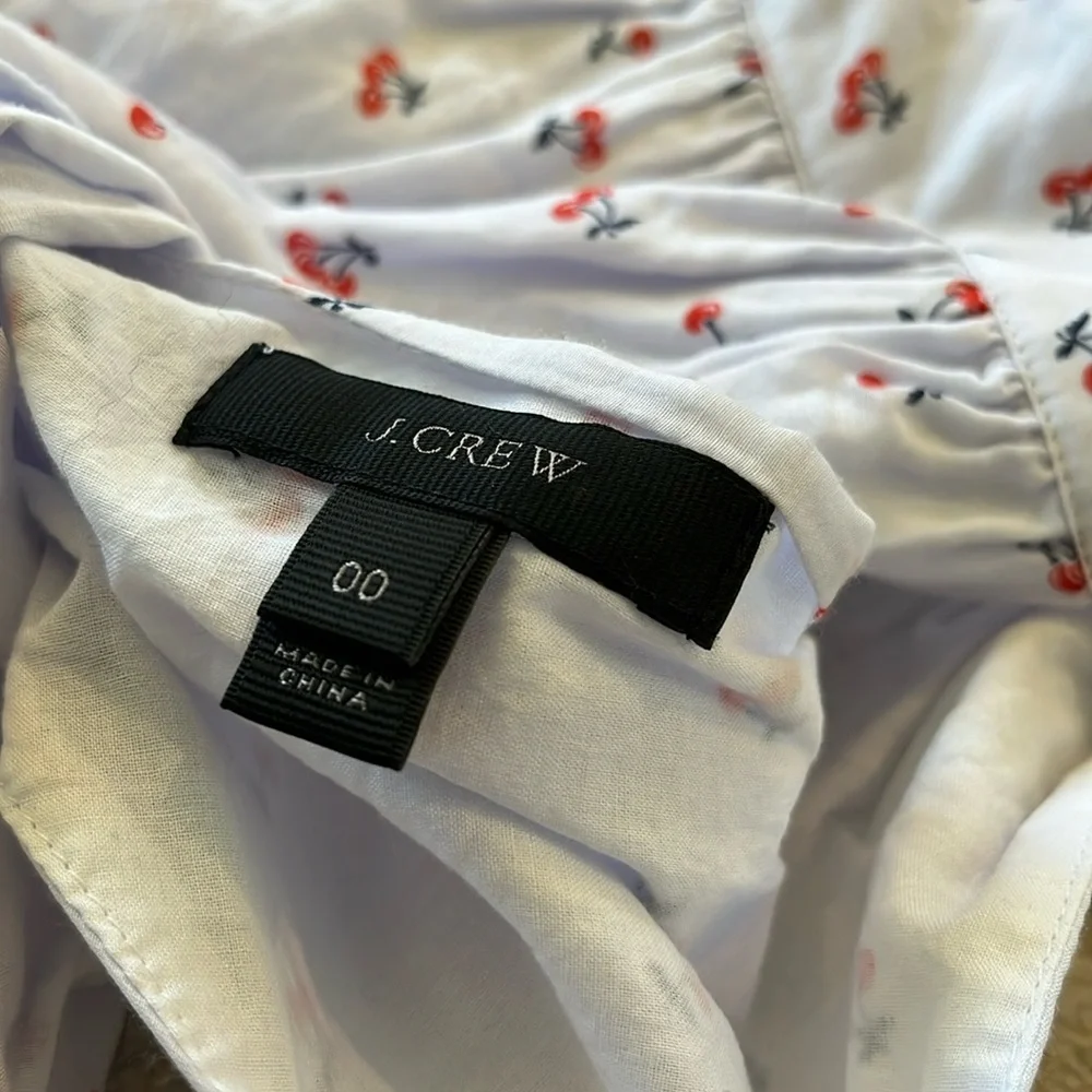 J crew cherry print blouse - Picture 3 of 3